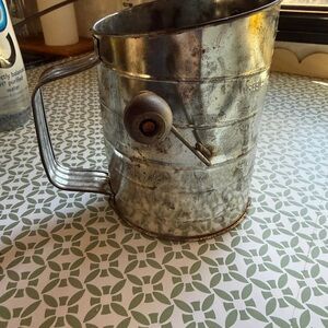 Vintage Metal Flour Sifter